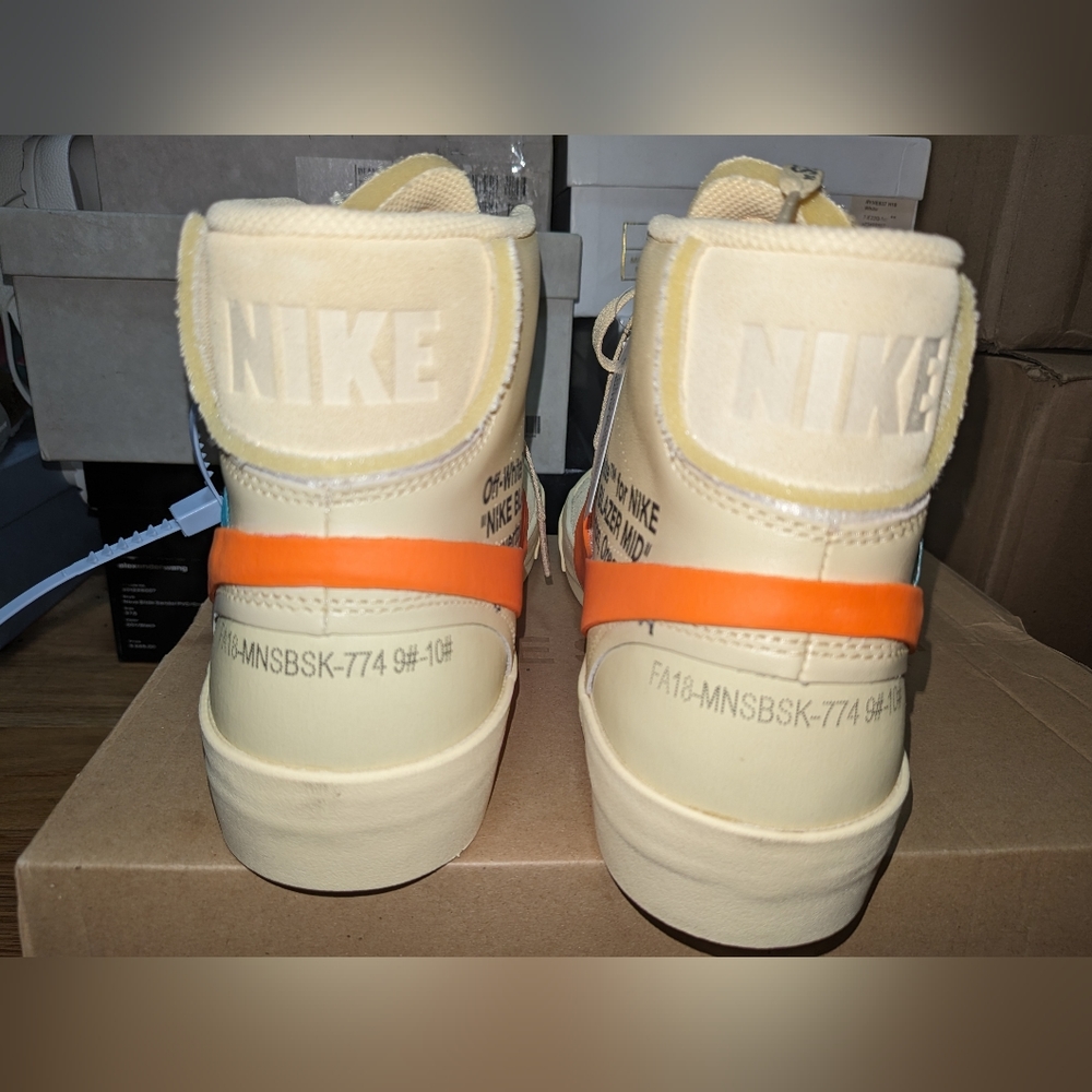 NIB Nike X Off-White The 10: Blazer Mid "All Hallows Eve" Sneakers - Picture 9 of 15